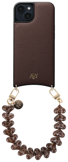 AVY Apple iPhone 15 - Essential Kit - Chocolate - Cupid Leopard afbeelding 1