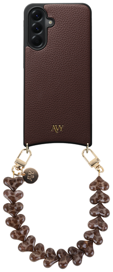 AVY Samsung Galaxy A56 - Essential Kit - Chocolate - Cupid Leopard afbeelding 1