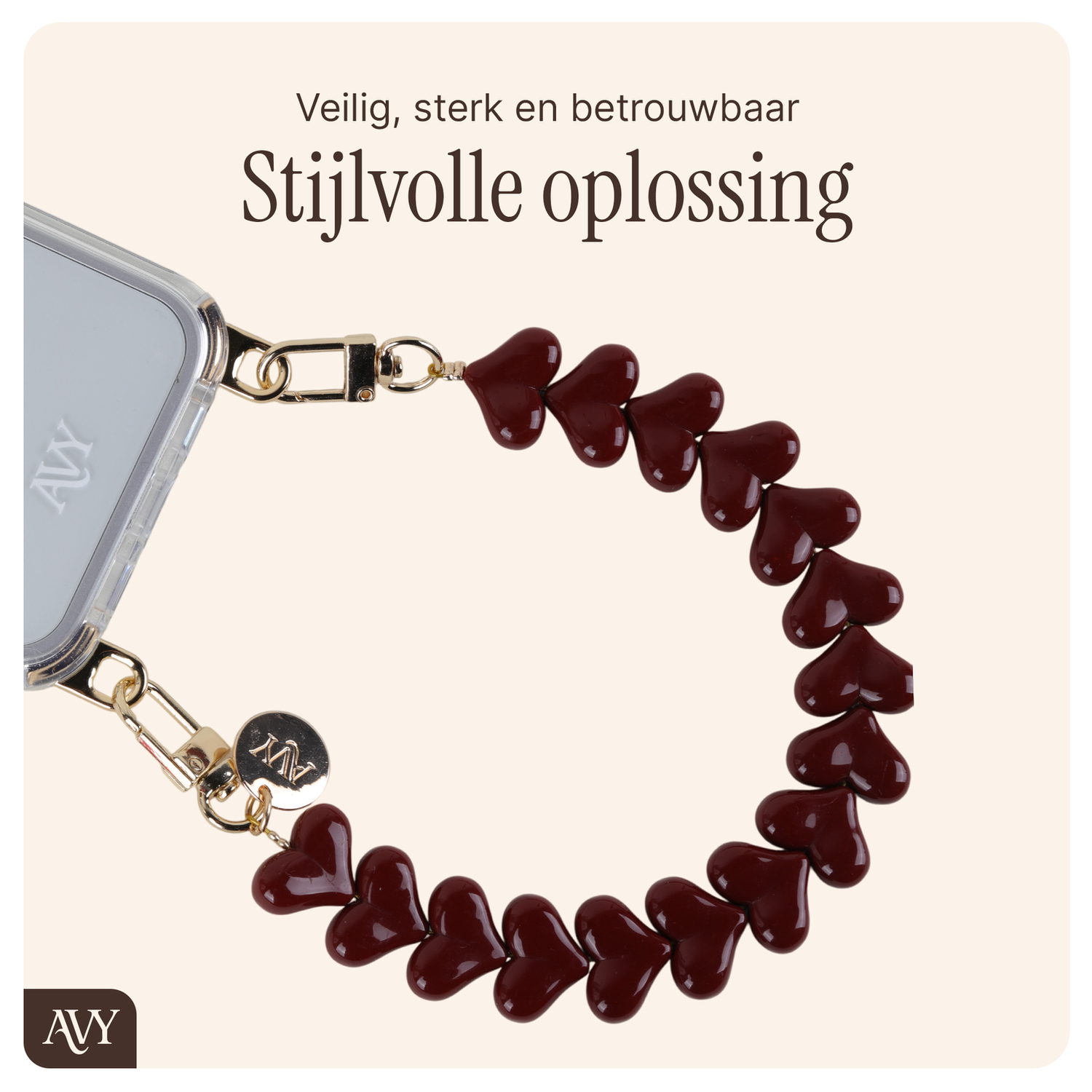 AVY Apple iPhone 17 - Essential Kit - Burgundy - Cupid Burgundy afbeelding 8