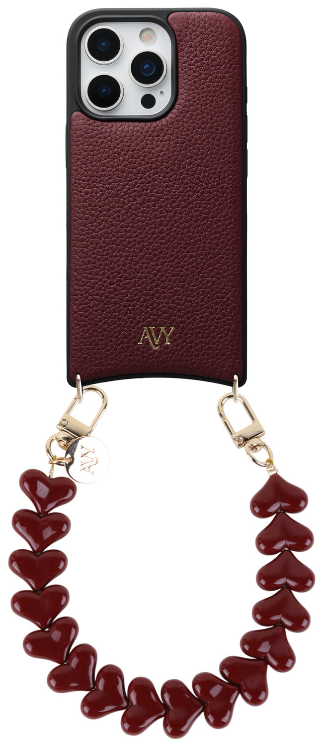 AVY Apple iPhone 16 Pro - Essential Kit - Burgundy - Cupid Burgundy afbeelding 1