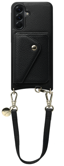 AVY Samsung Galaxy A56 - Styled Kit - Zwart - Short Leather afbeelding 1