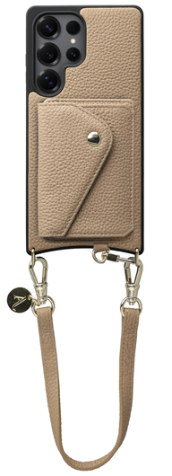 AVY Samsung Galaxy S25 Ultra - Styled Kit - Beige - Short Leather afbeelding 1