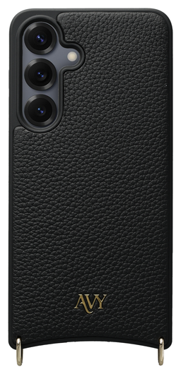 AVY Samsung Galaxy S25 / S24 - Styled Kit - Zwart - Long Leather afbeelding 12