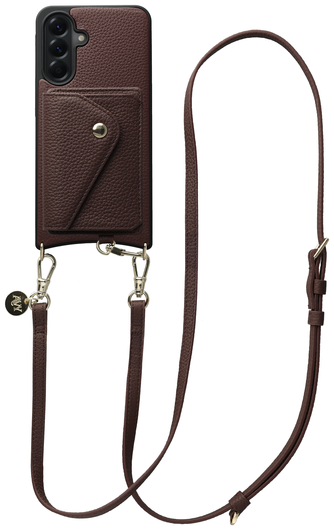 AVY Samsung Galaxy A56 - Styled Kit - Chocolate - Long Leather afbeelding 1
