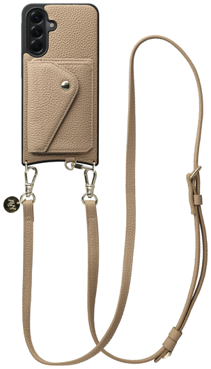 AVY Samsung Galaxy A56 - Styled Kit - Beige - Long Leather afbeelding 1