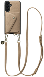 AVY Samsung Galaxy A56 - Styled Kit - Beige - Long Leather