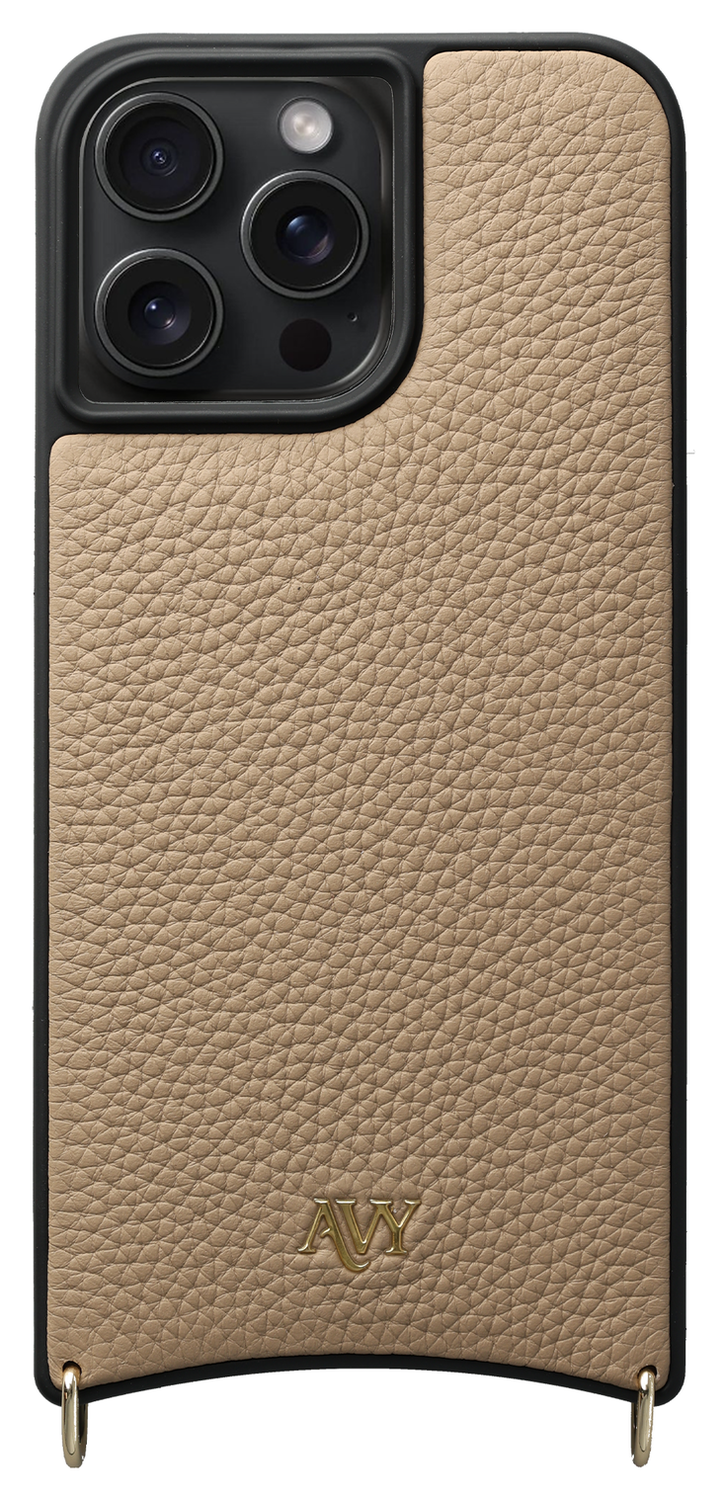 AVY Apple iPhone 14 Pro Max - Styled Kit - Beige - Long Leather afbeelding 12