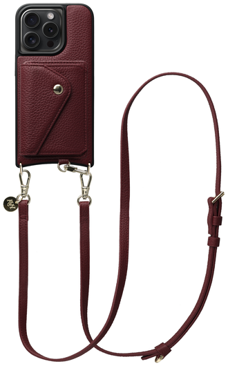 AVY Apple iPhone 14 Pro Max - Styled Kit - Burgundy - Long Leather afbeelding 1