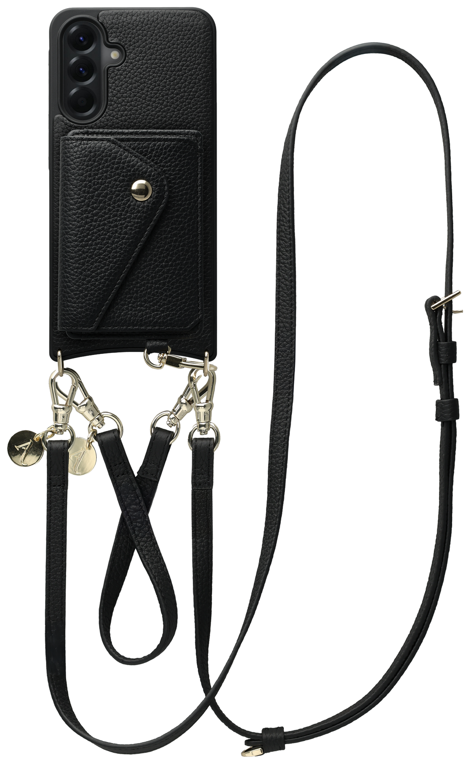 AVY Samsung Galaxy A56 - Styled Kit - Zwart - Leather Set afbeelding 1