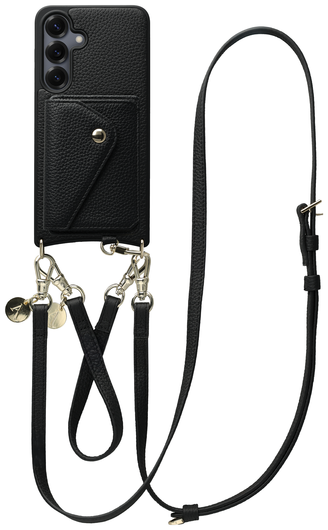 AVY Samsung Galaxy S25 / S24 - Styled Kit - Zwart - Leather Set afbeelding 1