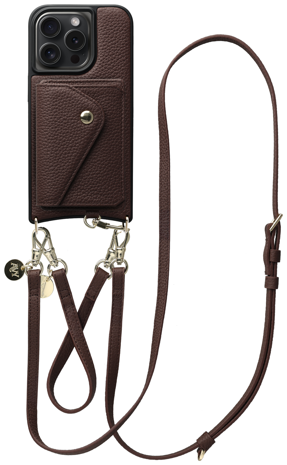 AVY Apple iPhone 15 Pro Max - Styled Kit - Chocolate - Leather Set afbeelding 1