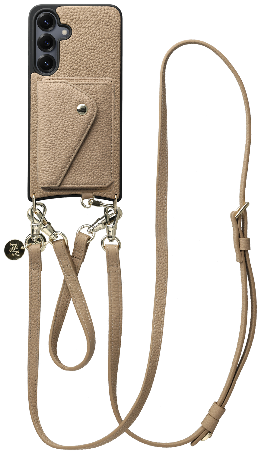 AVY Samsung Galaxy S25 / S24 - Styled Kit - Beige - Leather Set afbeelding 1