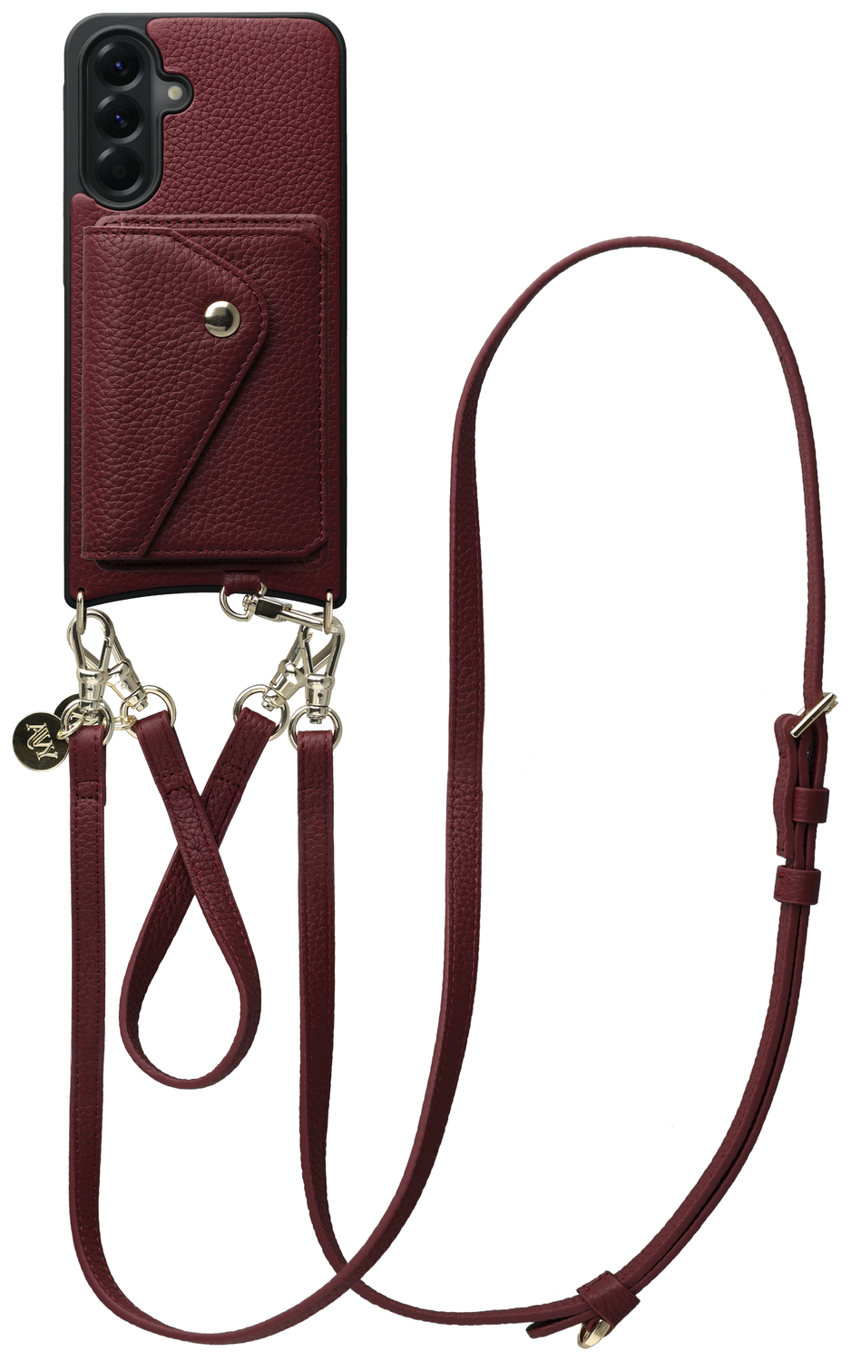 AVY Samsung Galaxy A56 - Styled Kit - Burgundy - Leather Set afbeelding 1