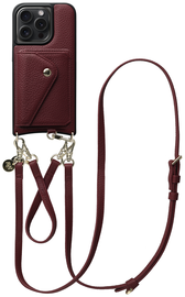 AVY Apple iPhone 15 Pro Max - Styled Kit - Burgundy - Leather Set afbeelding