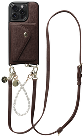 AVY Apple iPhone 14 Pro Max - Styled Kit - Chocolate - Leather and Pearls