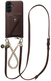 AVY Samsung Galaxy A56 - Styled Kit - Chocolate - Leather and Gold afbeelding