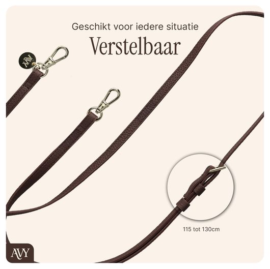 AVY Samsung Galaxy S25 / S24 - Styled Kit - Chocolate - Leather and Gold afbeelding 10