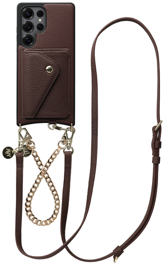 AVY Samsung Galaxy S25 Ultra - Styled Kit - Chocolate - Leather and Gold afbeelding 1