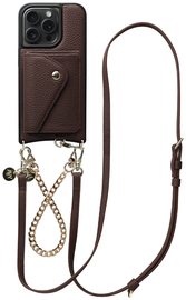 AVY Apple iPhone 14 Pro Max - Styled Kit - Chocolate - Leather and Gold afbeelding