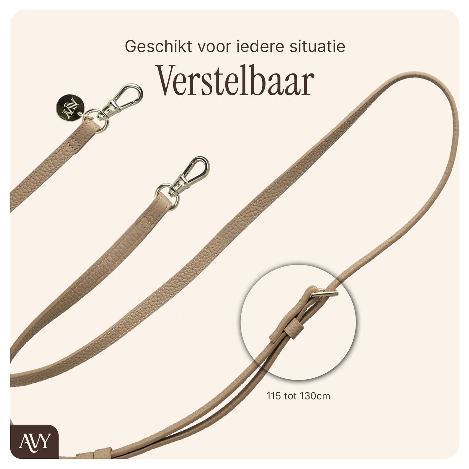 AVY Samsung Galaxy S25 Ultra - Styled Kit - Beige - Leather and Gold afbeelding 10