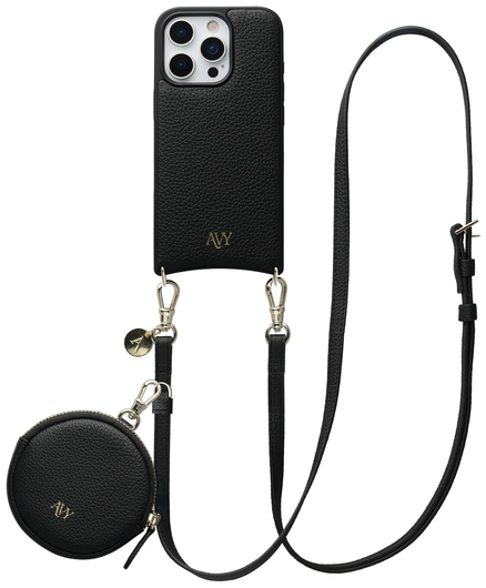 AVY Apple iPhone 16 Pro - Luxury Kit - Zwart - Long Leather afbeelding 1