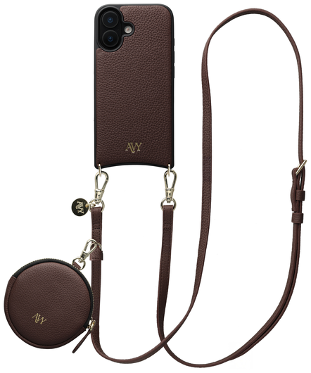 AVY Apple iPhone 17 - Luxury Kit - Chocolate - Long Leather afbeelding 1