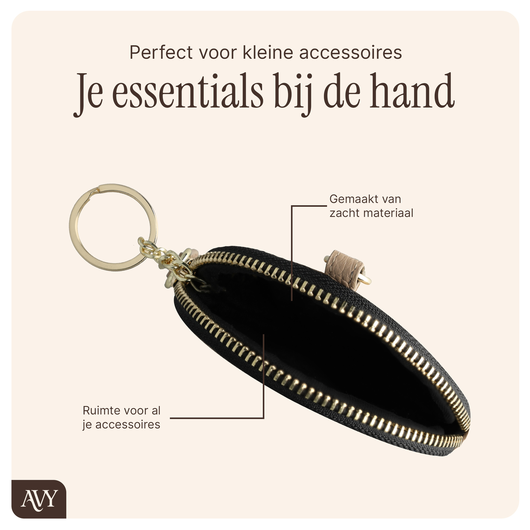 AVY Apple iPhone 17 Pro Max - Luxury Kit - Beige - Long Leather afbeelding 9