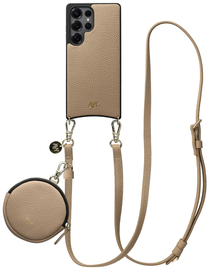 AVY Samsung Galaxy S25 Ultra - Luxury Kit - Beige - Long Leather