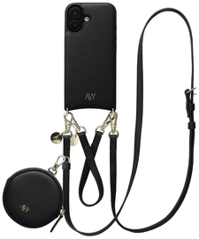 AVY Apple iPhone 16 - Luxury Kit - Zwart - Leather Set afbeelding