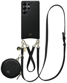 AVY Samsung Galaxy S25 Ultra - Luxury Kit - Zwart - Leather Set