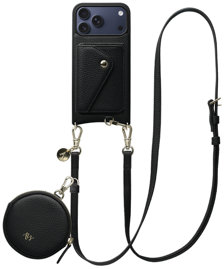 AVY Apple iPhone 17 Pro Max - Statement Kit - Zwart - Long Leather afbeelding 1