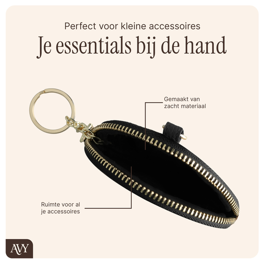 AVY Apple iPhone 16 - Statement Kit - Zwart - Long Leather afbeelding 13