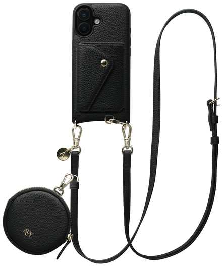 AVY Apple iPhone 16 - Statement Kit - Zwart - Long Leather afbeelding 1