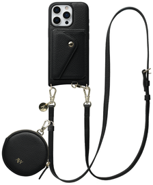 AVY Apple iPhone 16 Pro Max - Statement Kit - Zwart - Long Leather