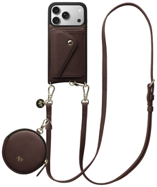 AVY Apple iPhone 17 Pro - Statement Kit - Chocolate - Long Leather