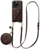 AVY Apple iPhone 14 Pro - Statement Kit - Chocolate - Long Leather