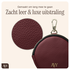 AVY Apple iPhone 16 - Statement Kit - Burgundy - Long Leather afbeelding 9