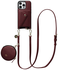 AVY Apple iPhone 16 Pro - Statement Kit - Burgundy - Long Leather afbeelding 1