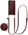 AVY Samsung S25 Plus / S24 Plus - Statement Kit - Burgundy - Long Leather