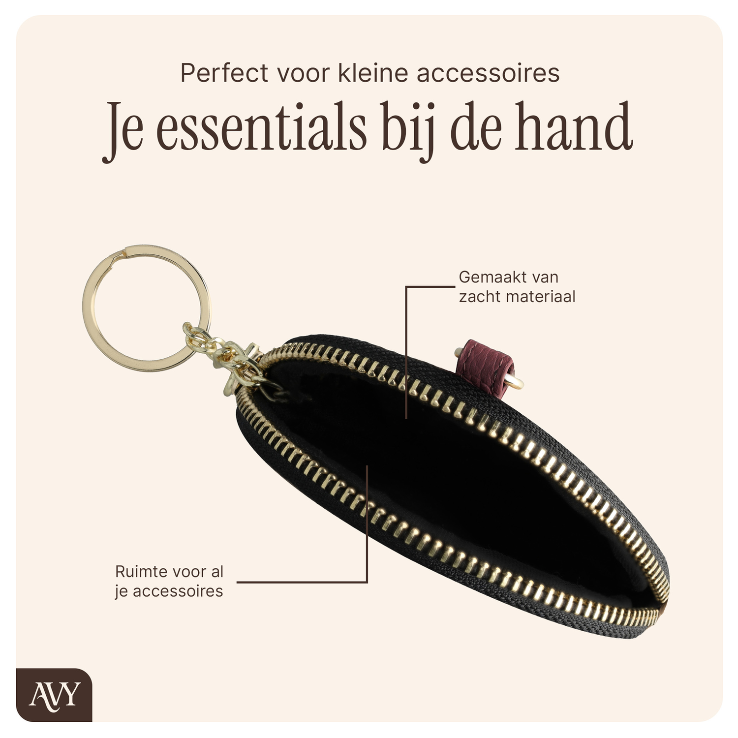 AVY Samsung Galaxy S25 Ultra - Statement Kit - Burgundy - Long Leather afbeelding 12