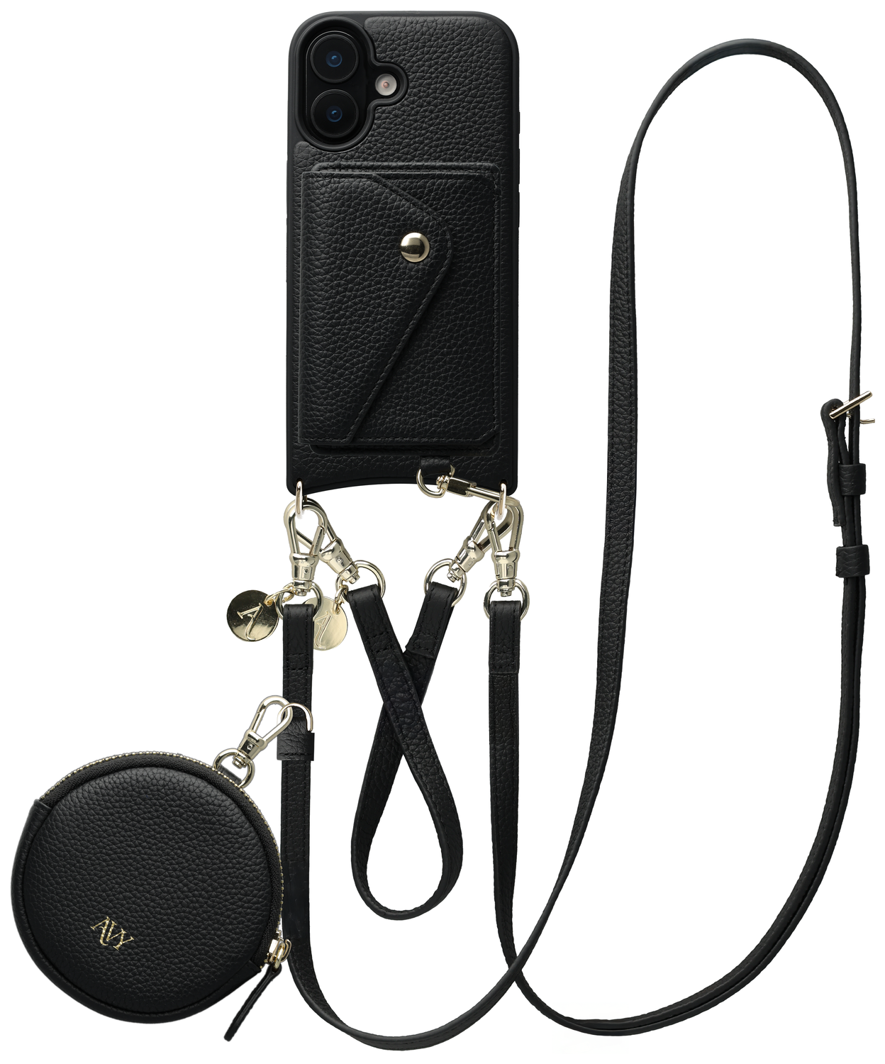 AVY Apple iPhone 17 - Statement Kit - Zwart - Leather Set afbeelding 1