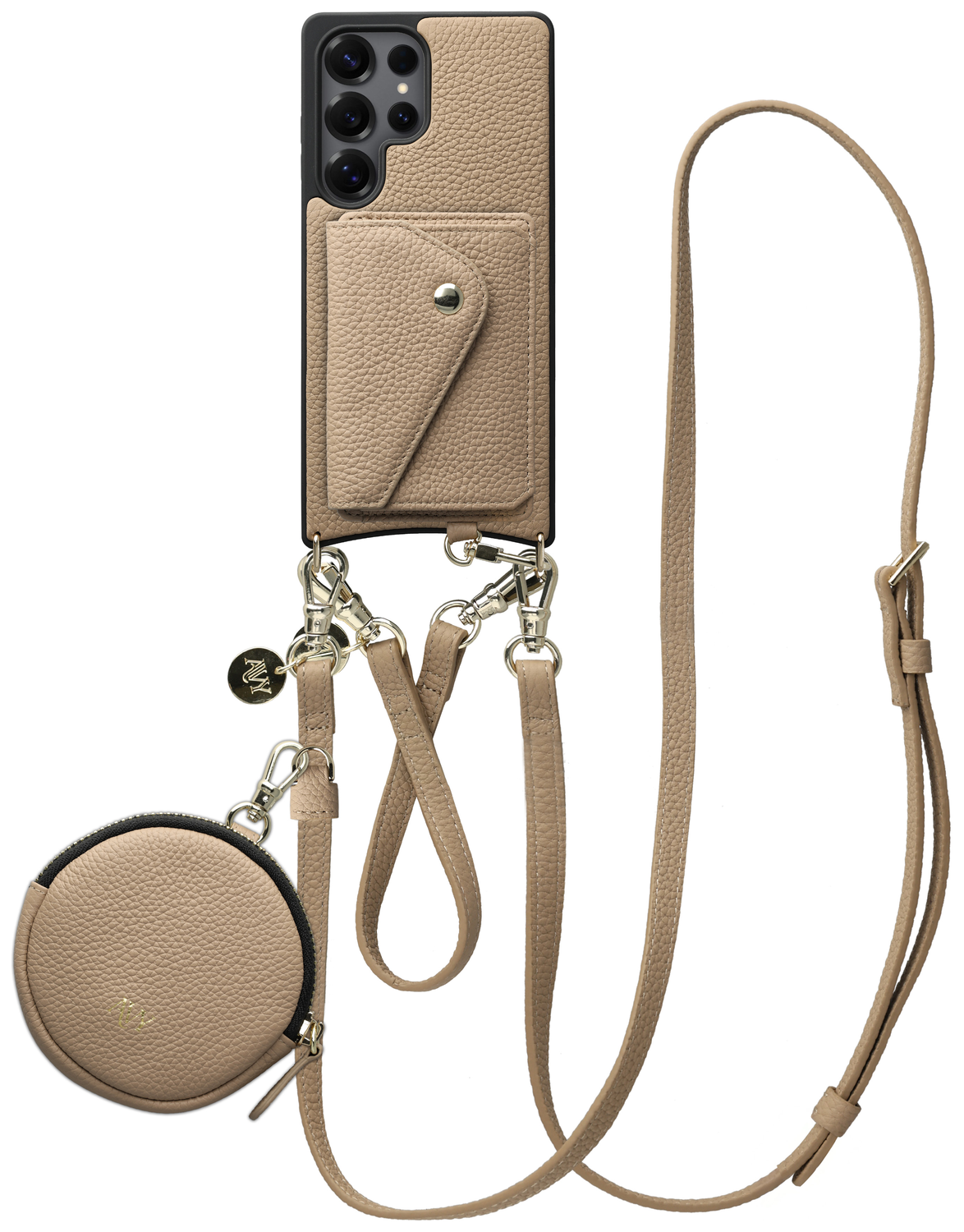 AVY Samsung Galaxy S25 Ultra - Statement Kit - Beige - Leather Set afbeelding 1