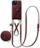 AVY Apple iPhone 14 / 13 - Statement Kit - Burgundy - Leather Set afbeelding 1