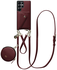 AVY Samsung Galaxy S25 Ultra - Statement Kit - Burgundy - Leather Set afbeelding 1