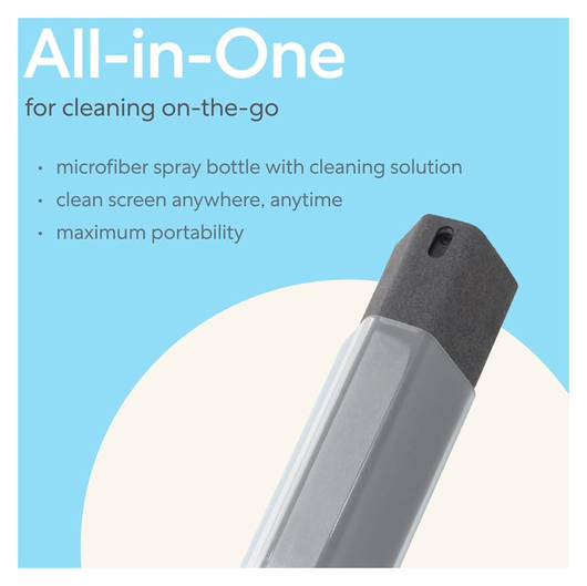 Paperlike Cleaning Kit All-in-One Microfiber Cleaning Spray voor Displays Grijs afbeelding 3