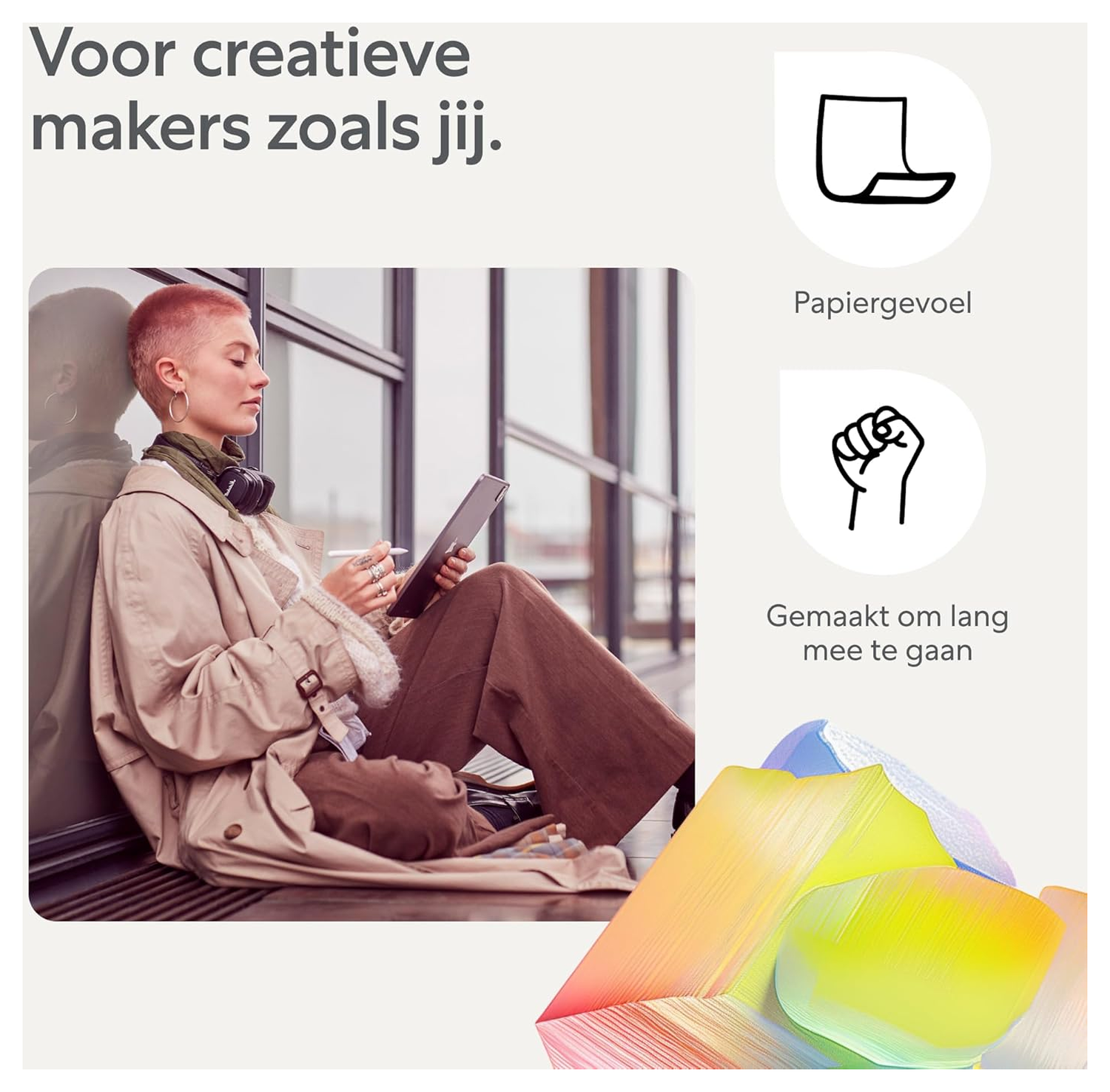 Paperlike Screen Protector 2.1 iPad Pro 13 (2024-2025) Display Folie (2-Pack) afbeelding 2