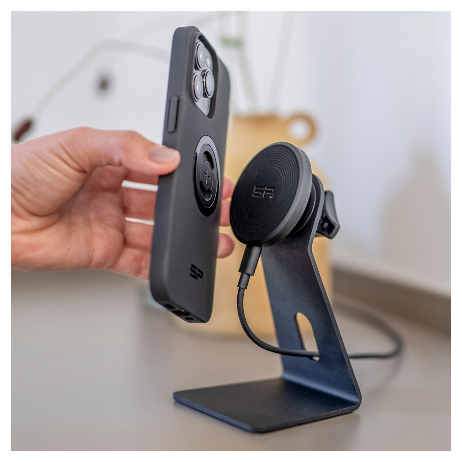 SP Connect SPC+ Samsung Galaxy A56 Hoesje MagSafe Back Cover Dun Zwart afbeelding 8