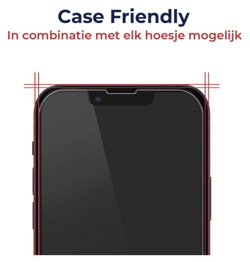 Rosso Apple iPhone 13 Mini 9H Tempered Glass Screen Protector - Duo Pack afbeelding 4