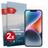 Rosso Apple iPhone 14 9H Tempered Glass Screen Protector - Duo Pack afbeelding 1