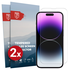 Rosso Apple iPhone 14 Pro 9H Tempered Glass Screen Protector - Duo Pack afbeelding 1